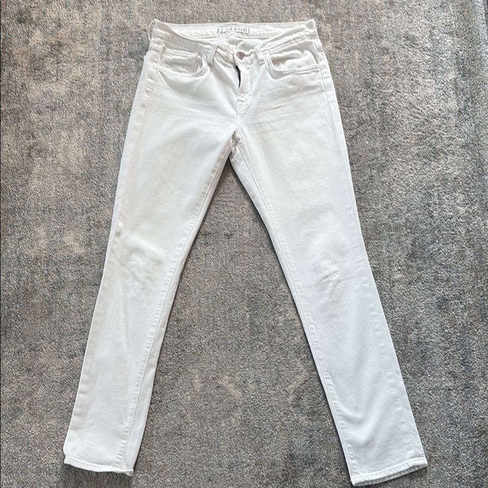 J Brand Classic White Skinny Jeans